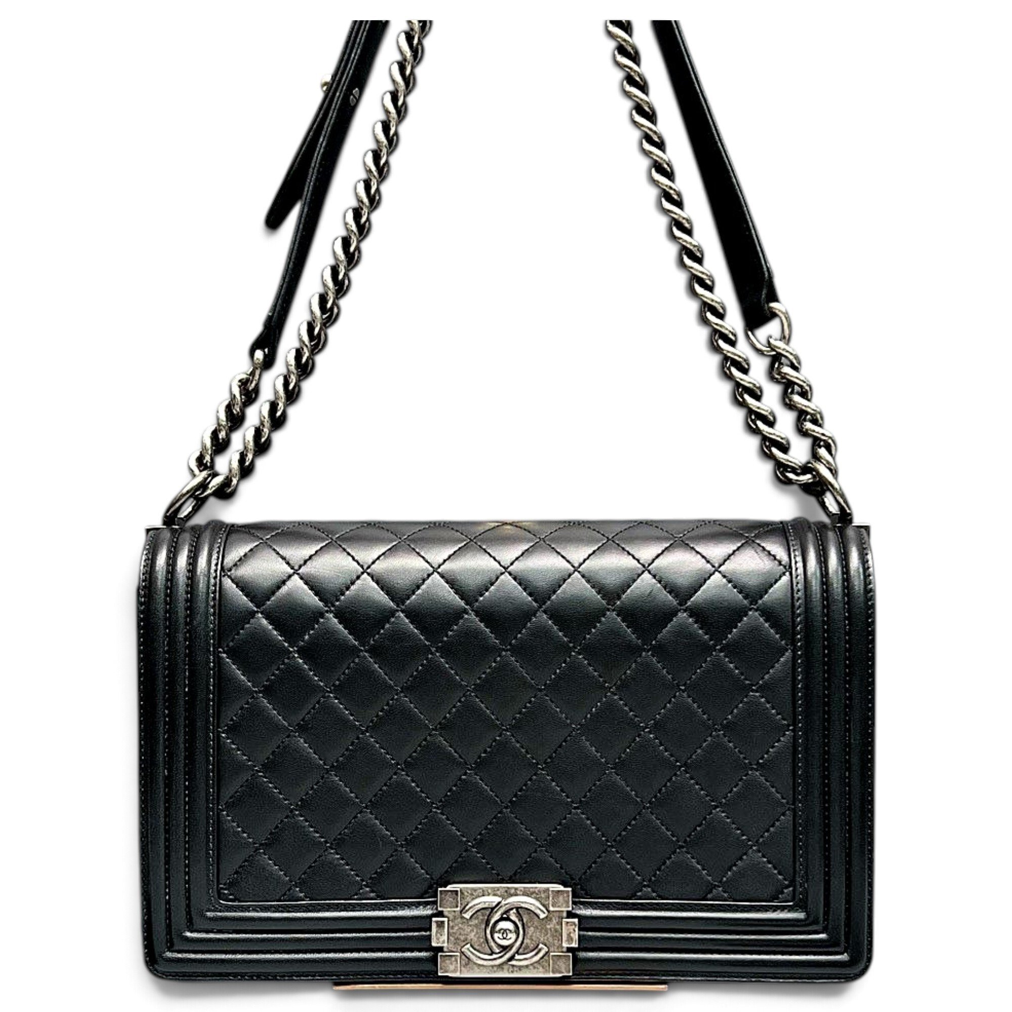 Boy leather crossbody bag