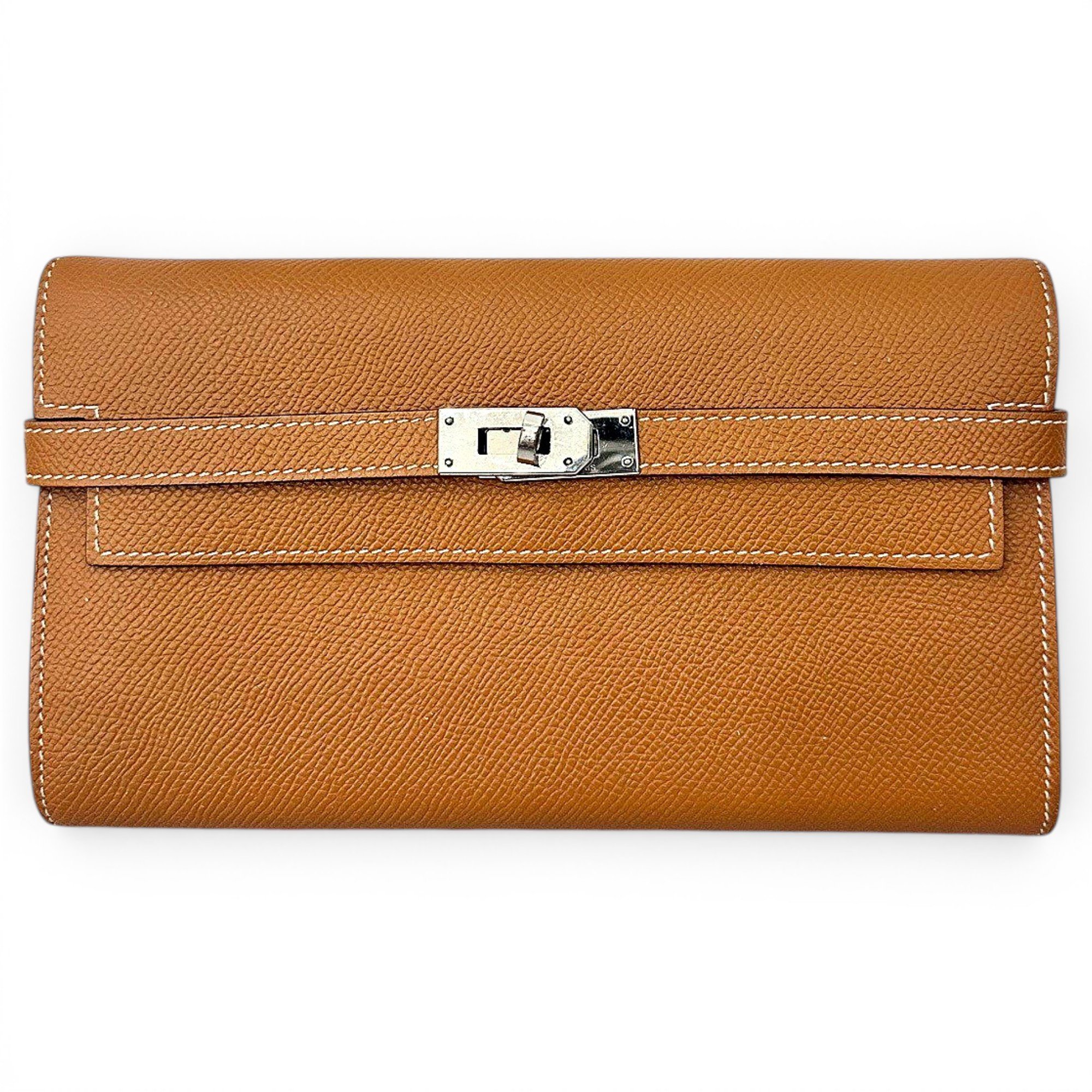 Kelly to go leather clutch bag