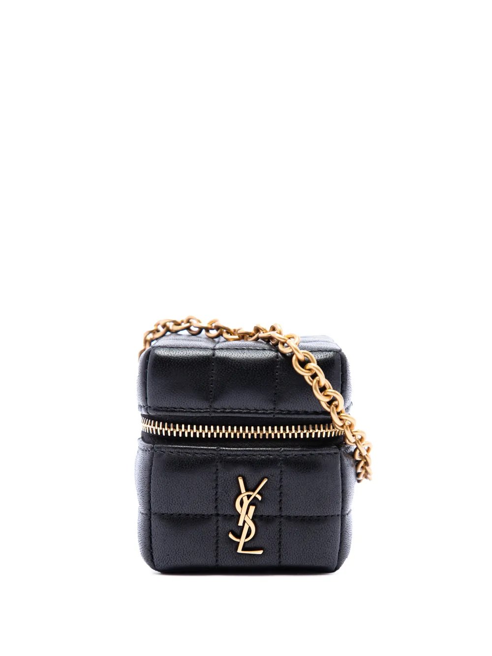 2023 Mini Lambskin Cassandre Cube On Chain vanity bag