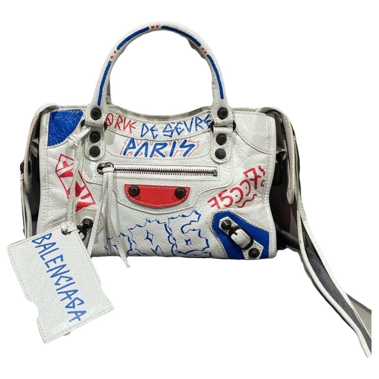 City leather bag