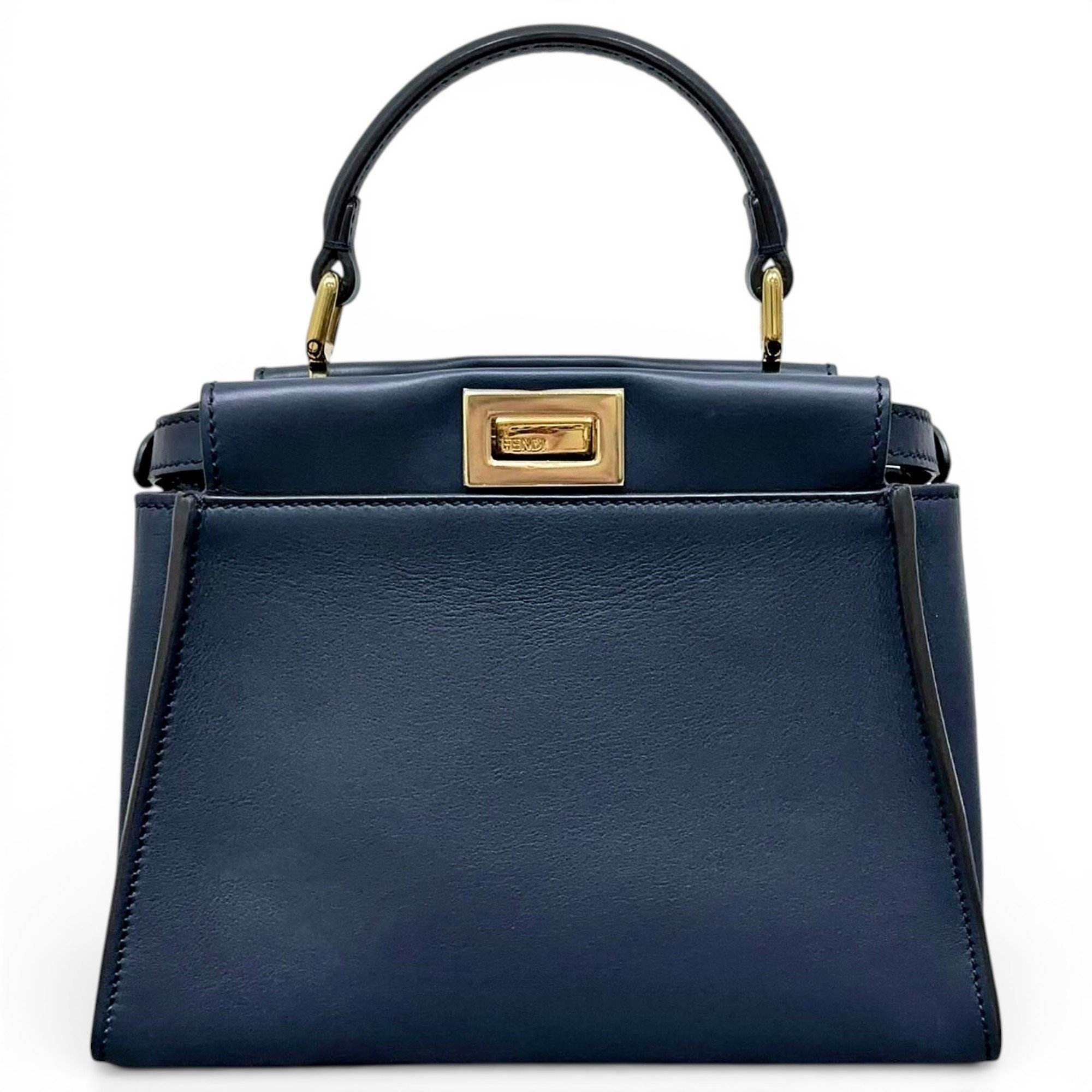 Peekaboo leather handbag