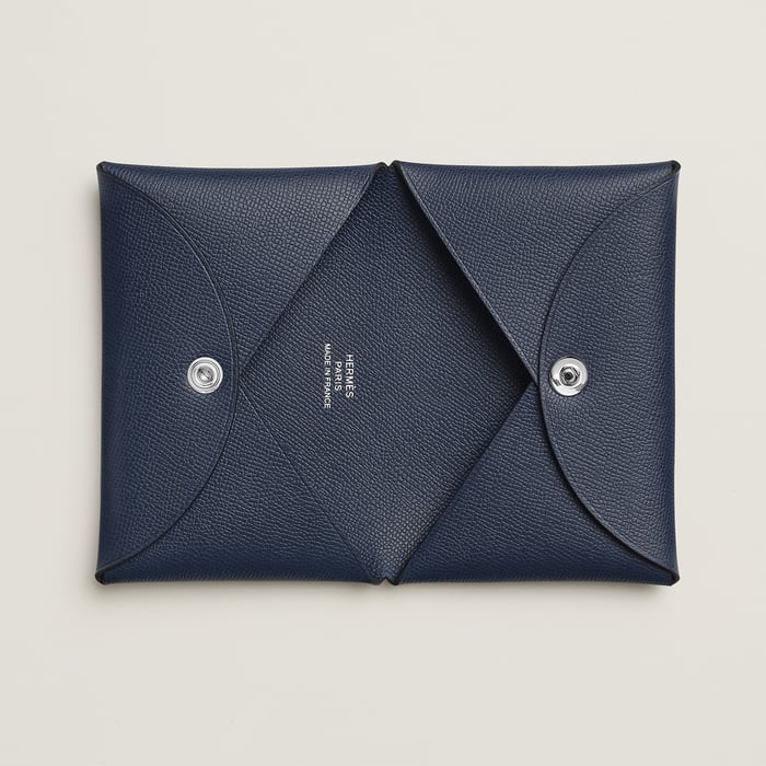 Bleu Nuit Calvi Card Holder