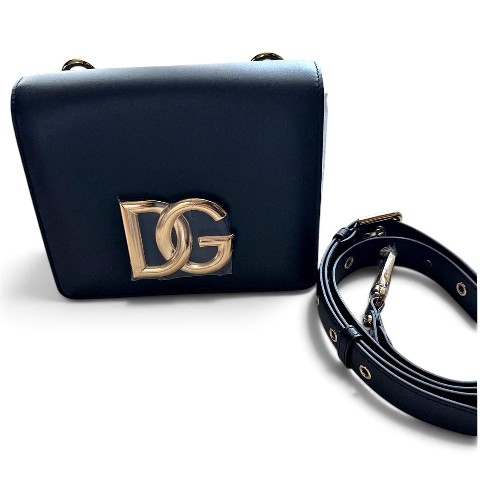 DG Girls leather crossbody bag