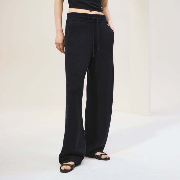 Bleu Noir Cashmere Pants