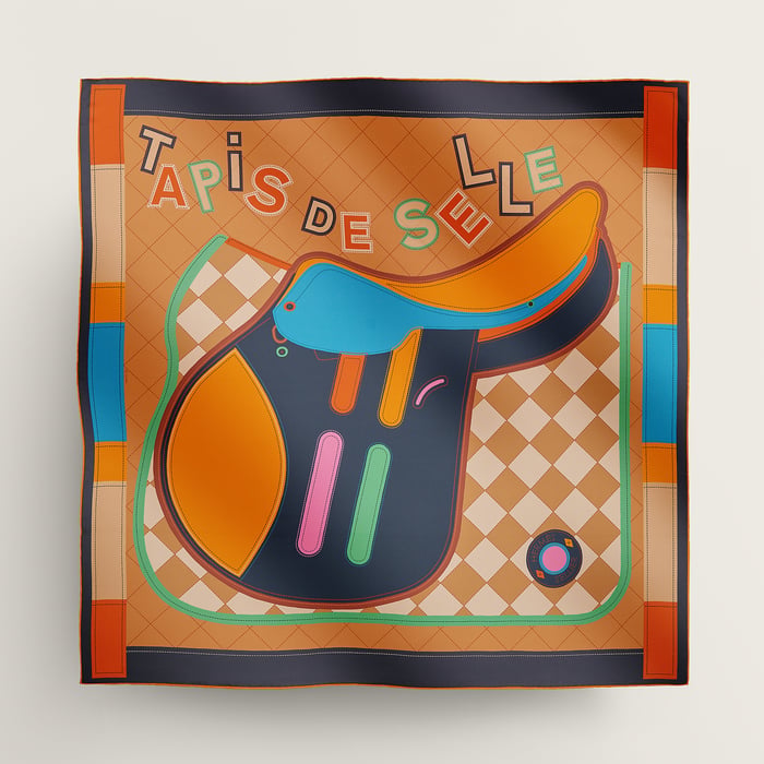 Tapis De Selle 더블 페이스 스카프 90
