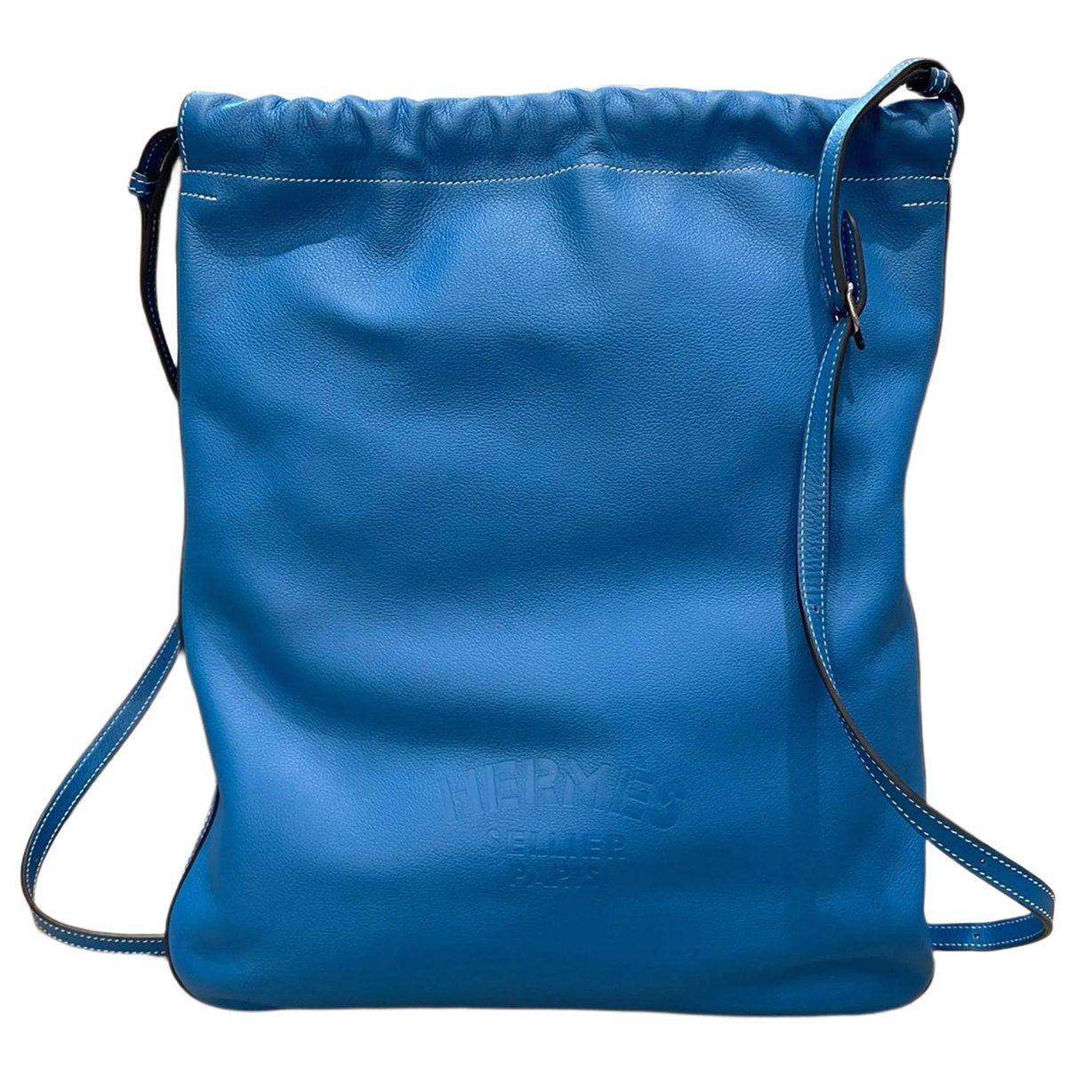 Leather backpack