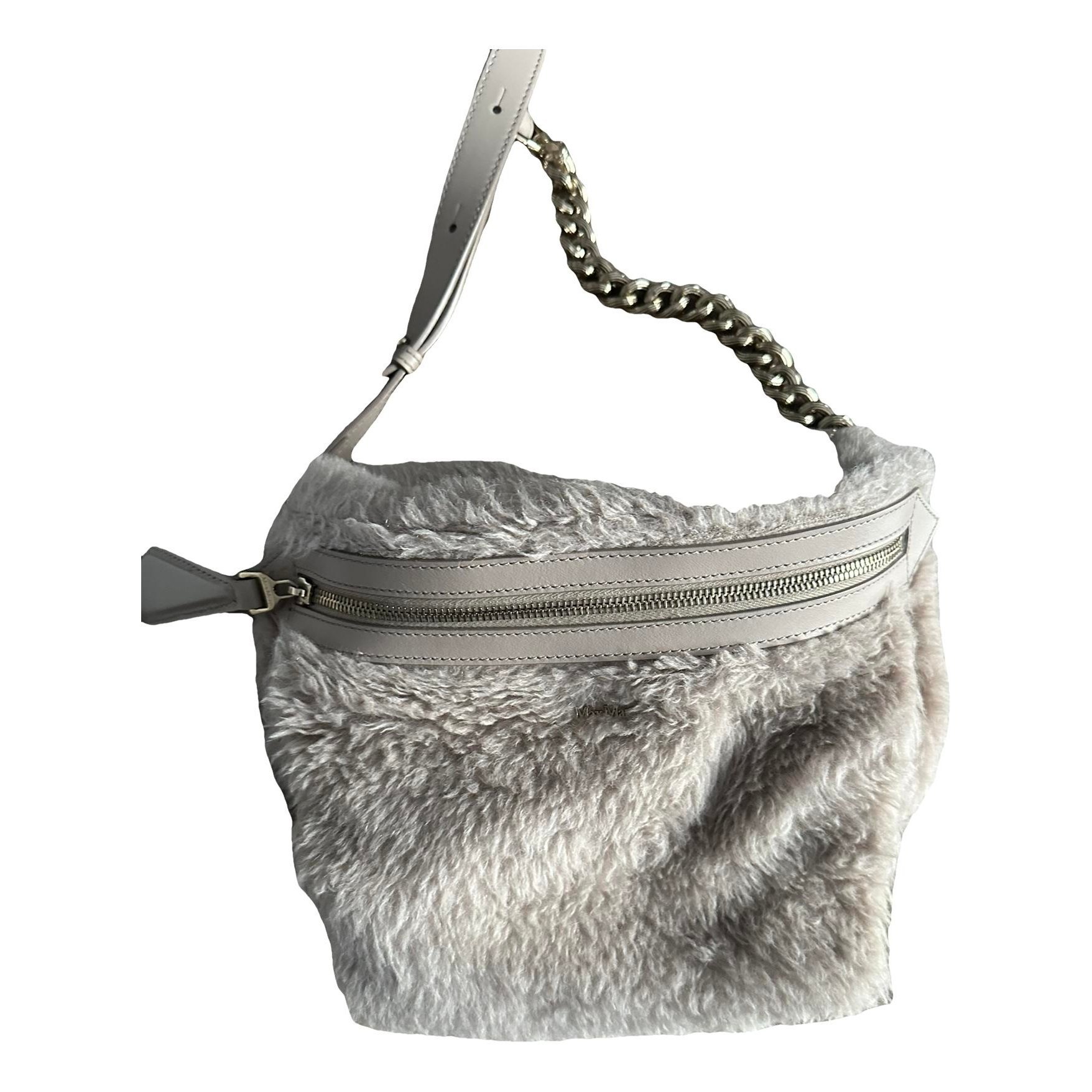 Faux fur crossbody bag