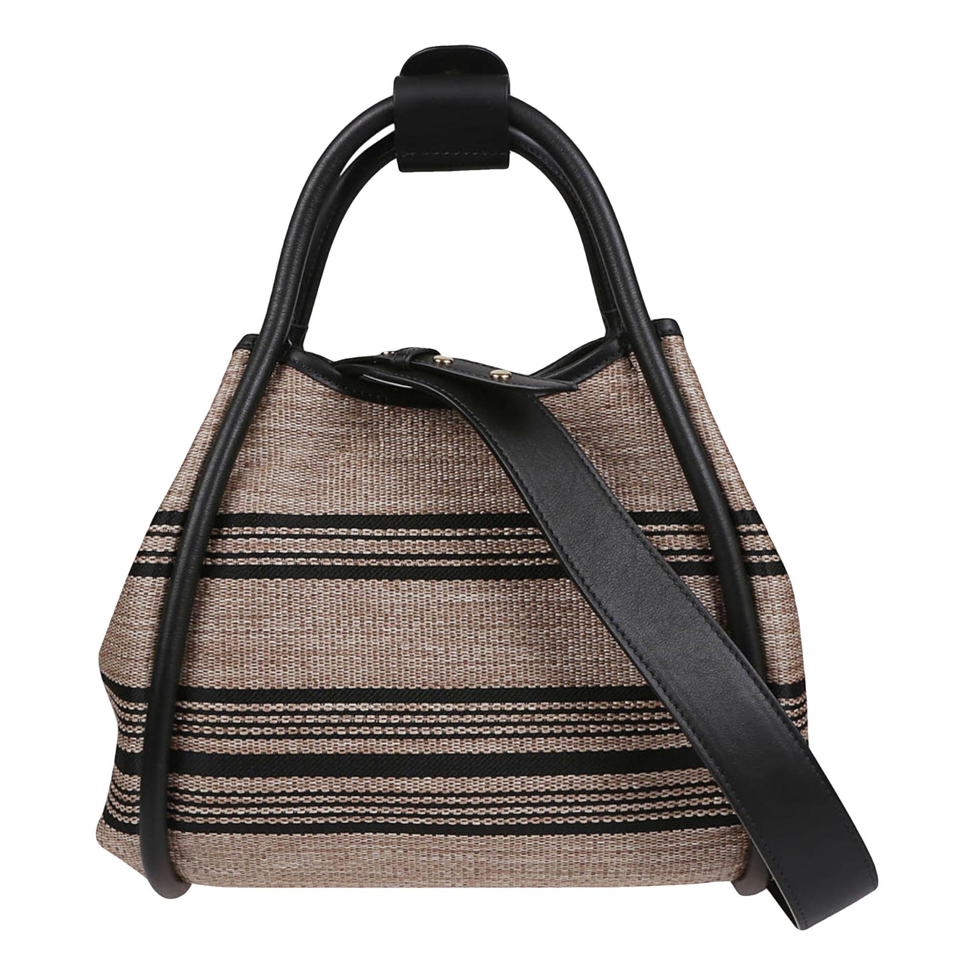 Marine leather handbag