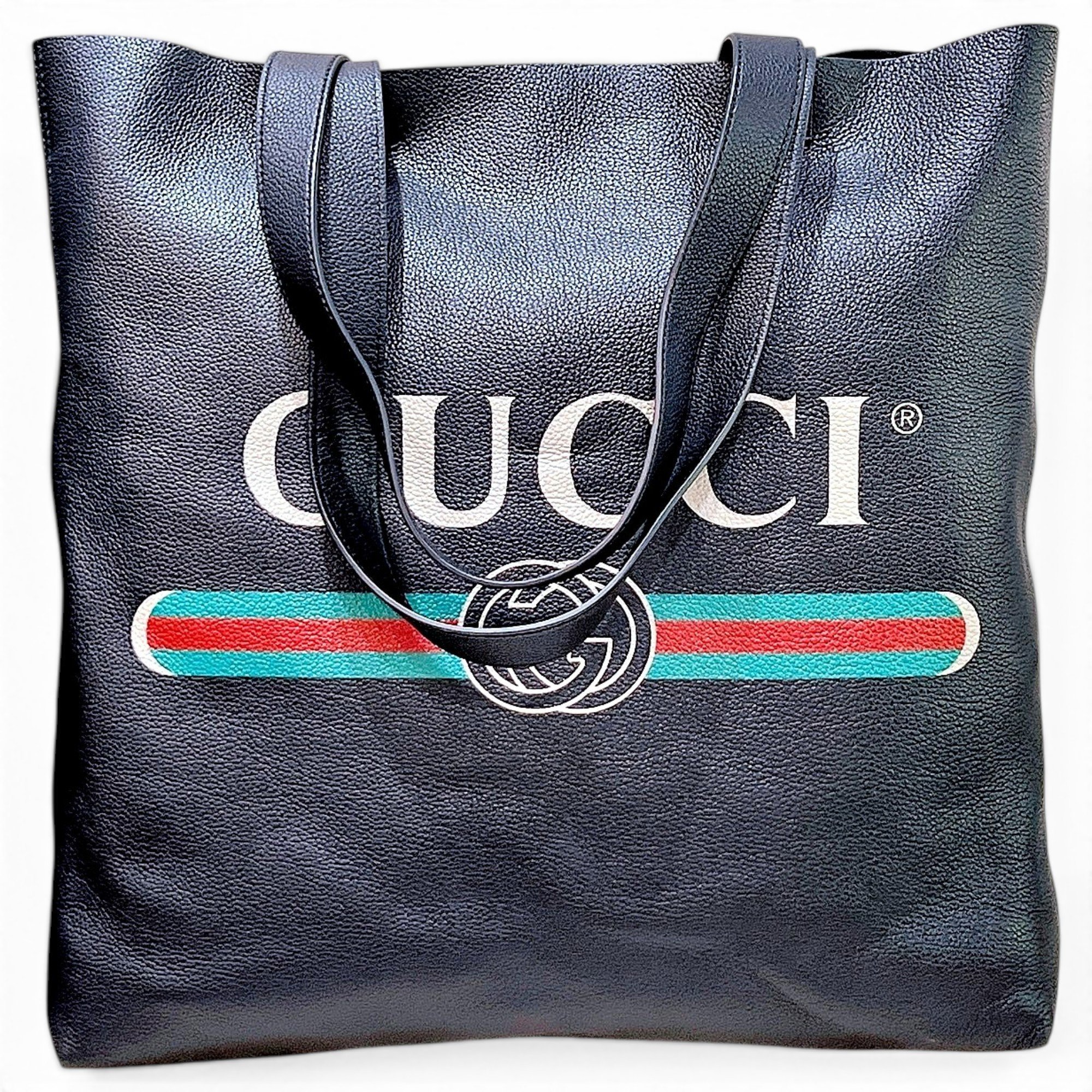 Leather tote