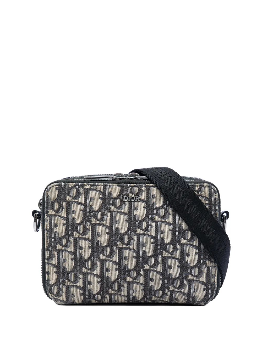 2020 Oblique Canvas Zipped Pouch with Strap crossbody bag