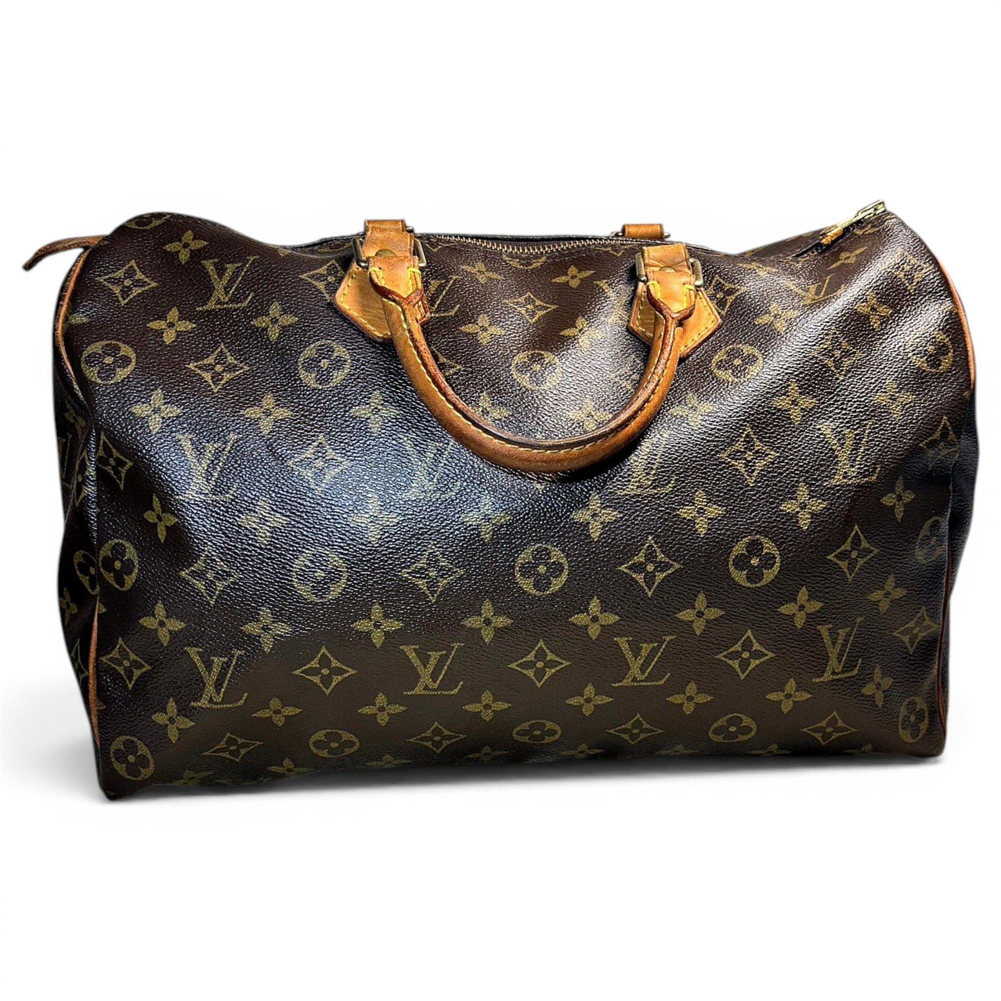 Speedy leather handbag