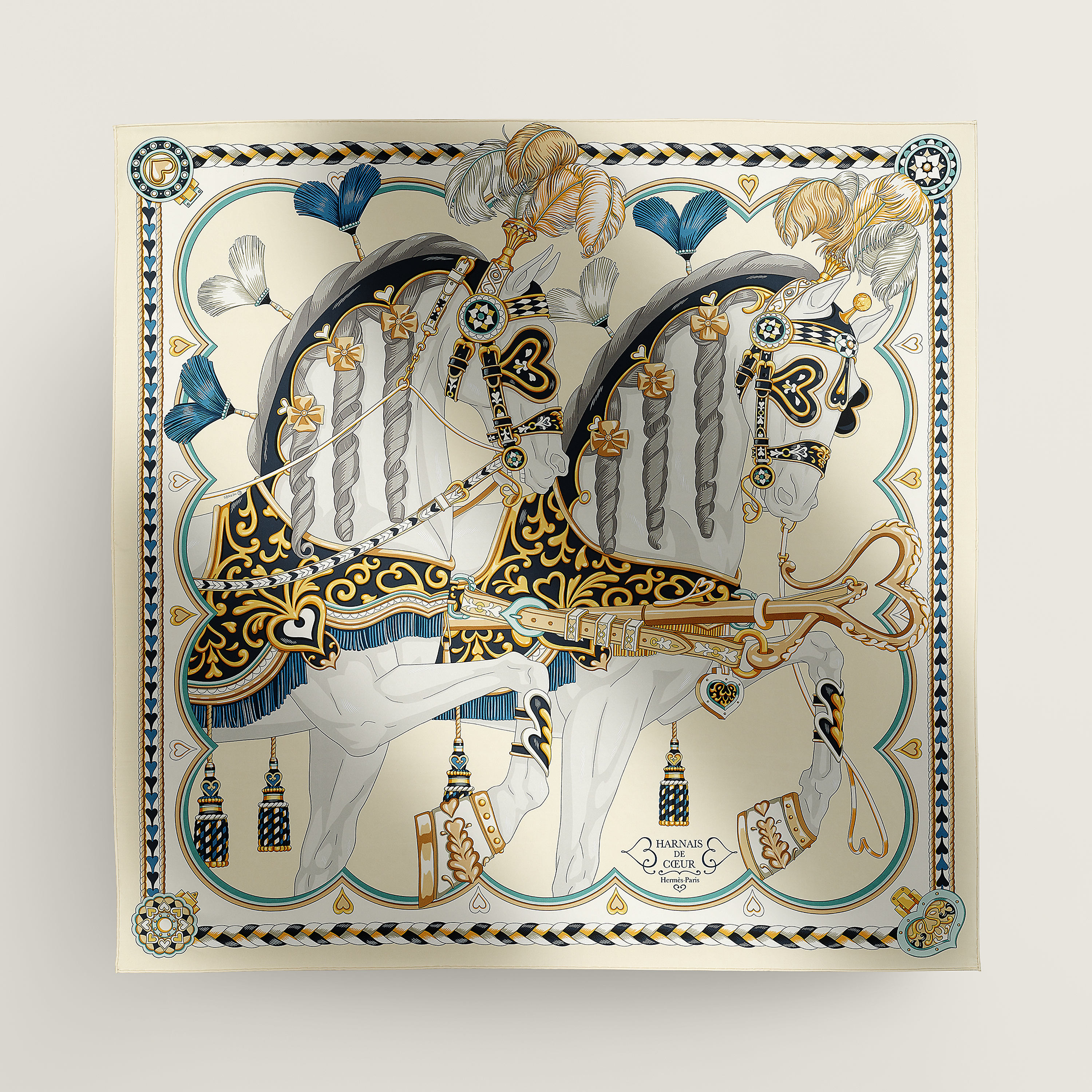 Harnais de Coeur scarf 90