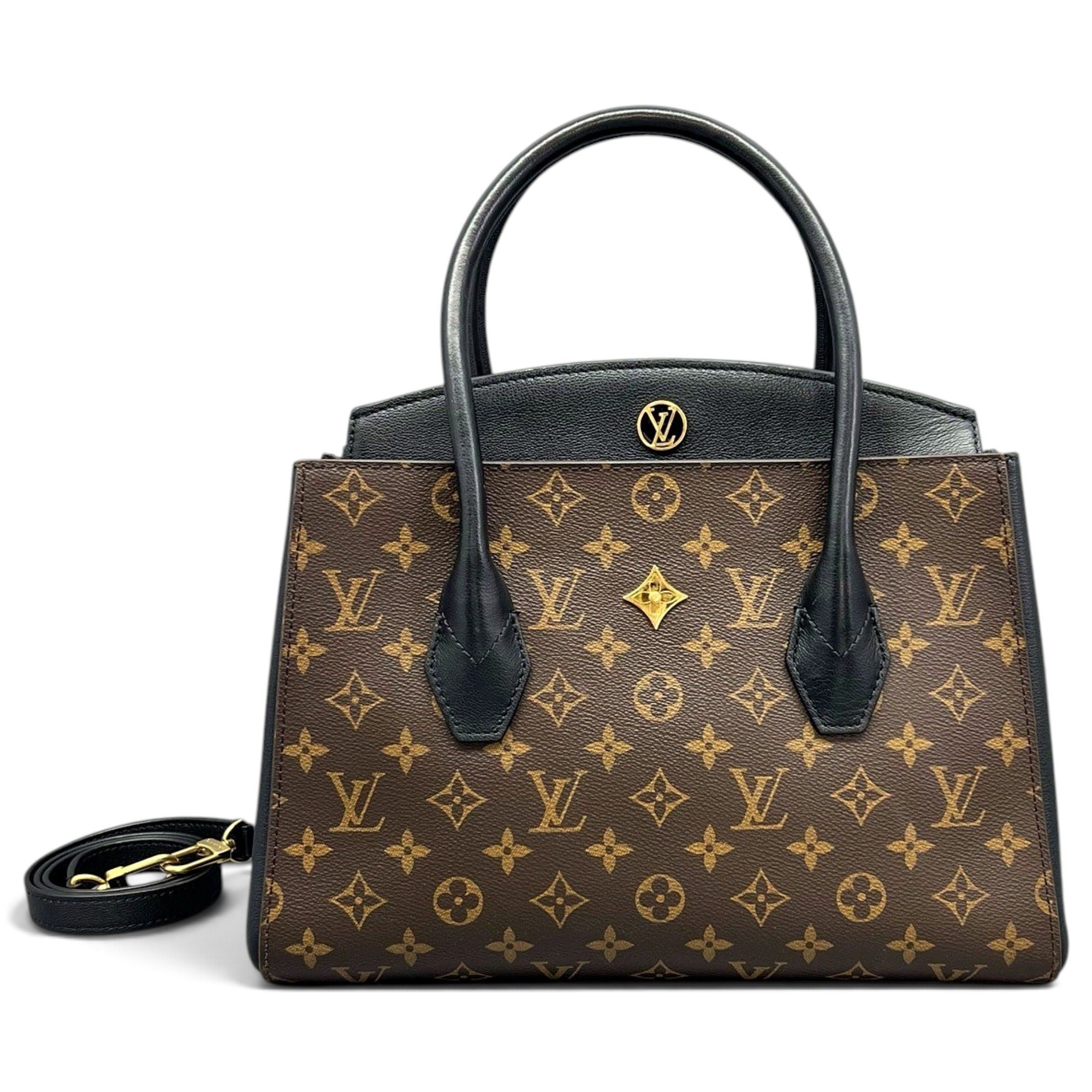Florine leather handbag