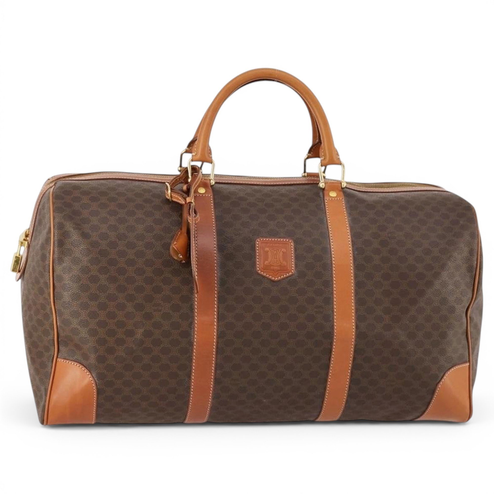 Leather bowling bag