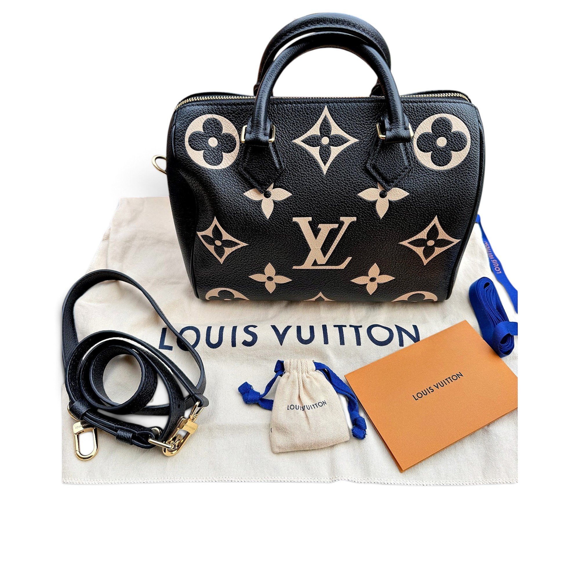 Speedy leather bag