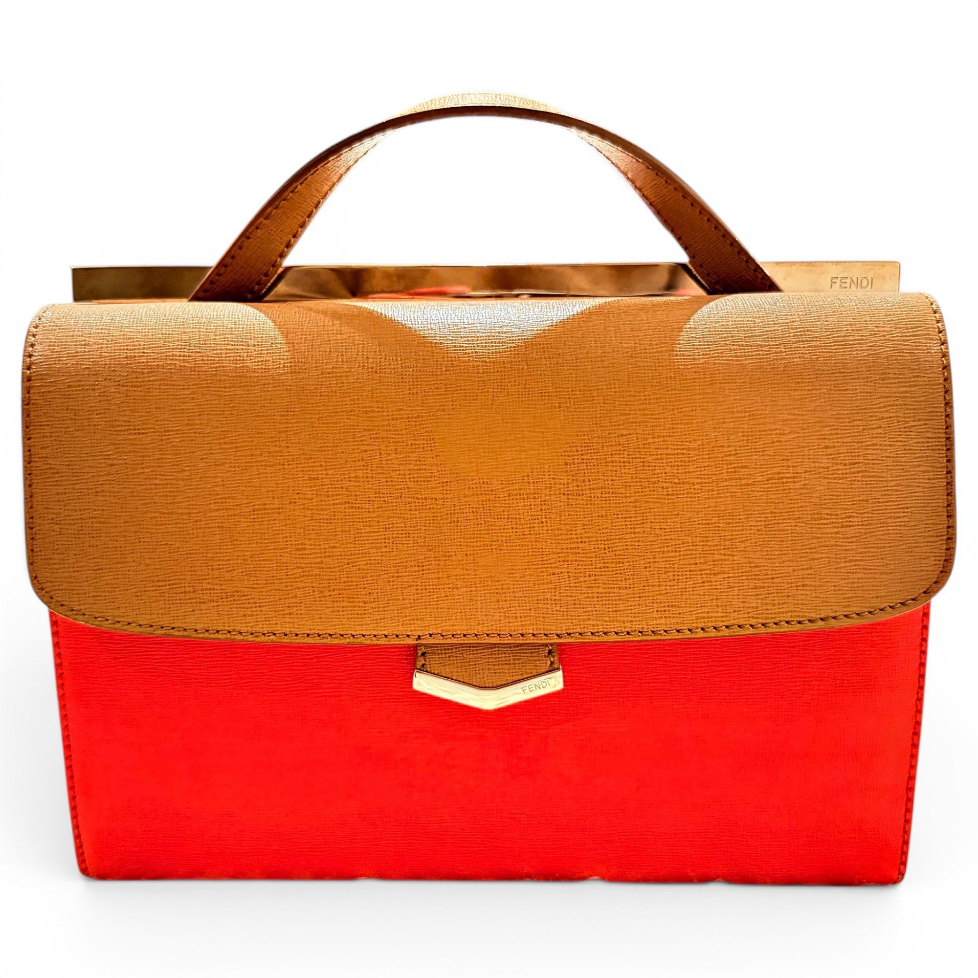 Fendi Kan I leather handbag