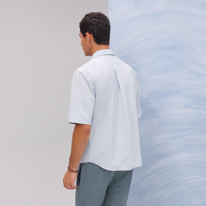 Glacier Short-sleeve Straight Cut Shirt