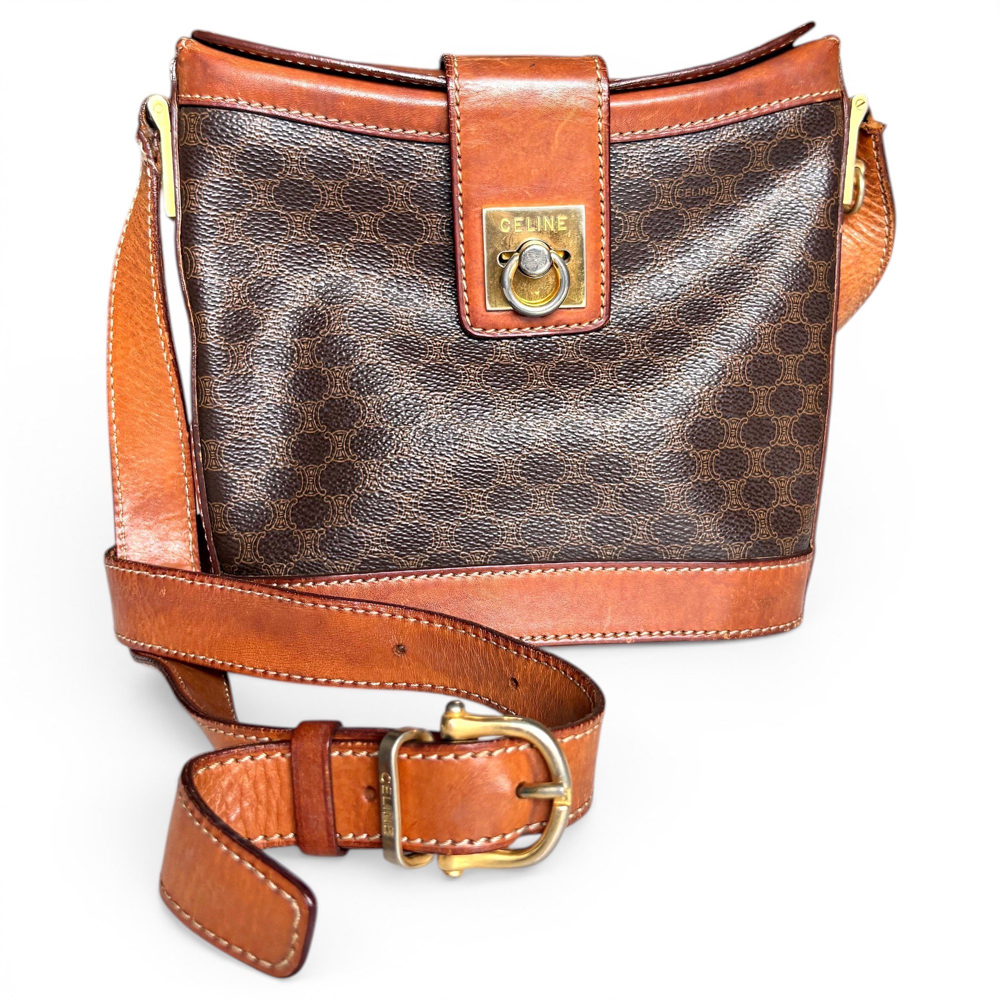 Leather crossbody bag