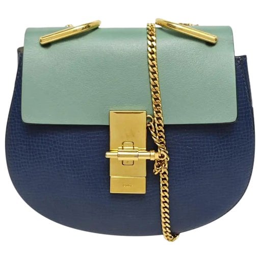 Drew leather handbag