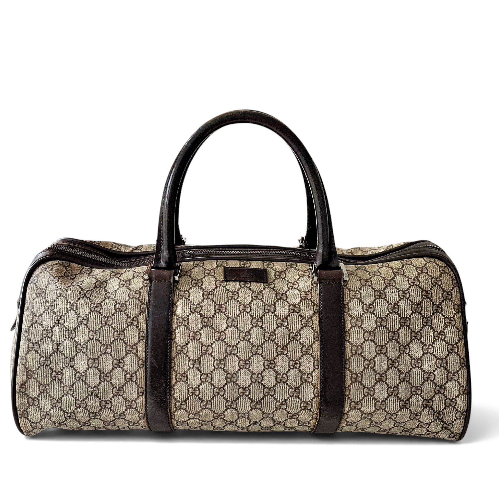 Boston leather handbag