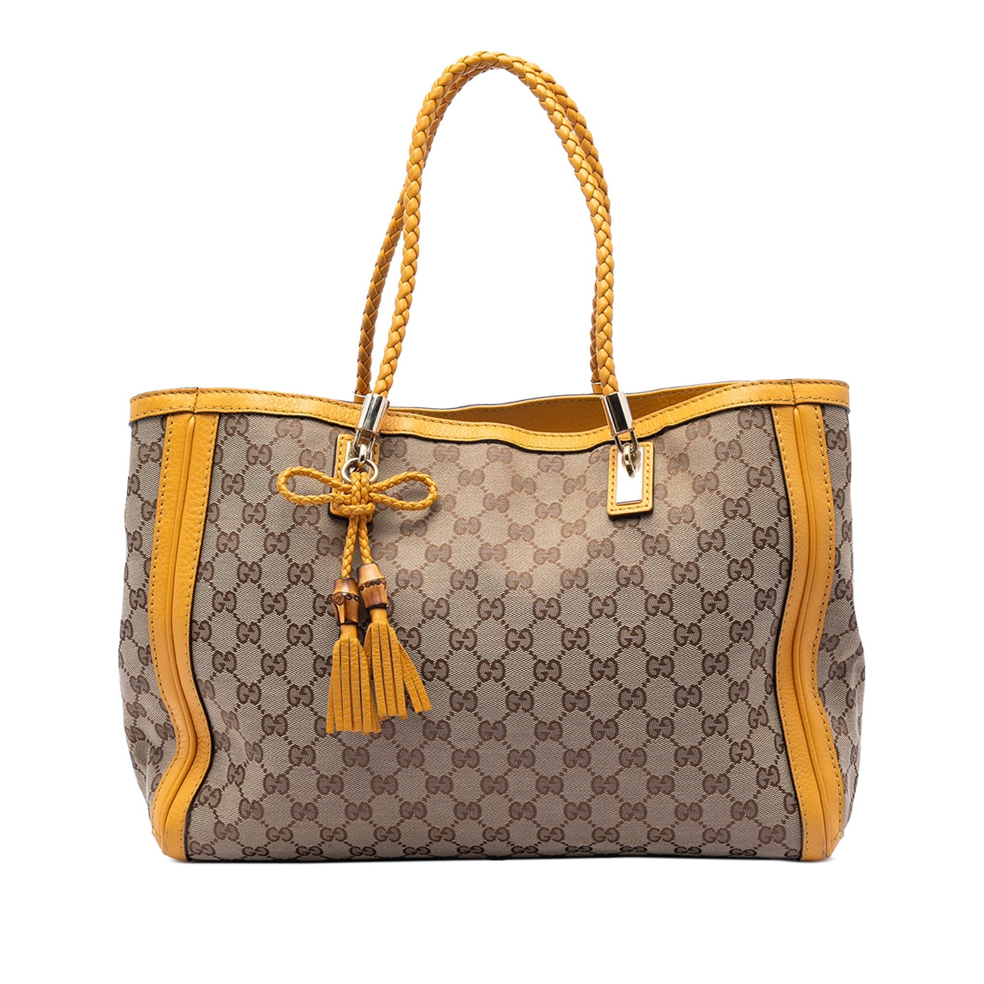 Leather tote