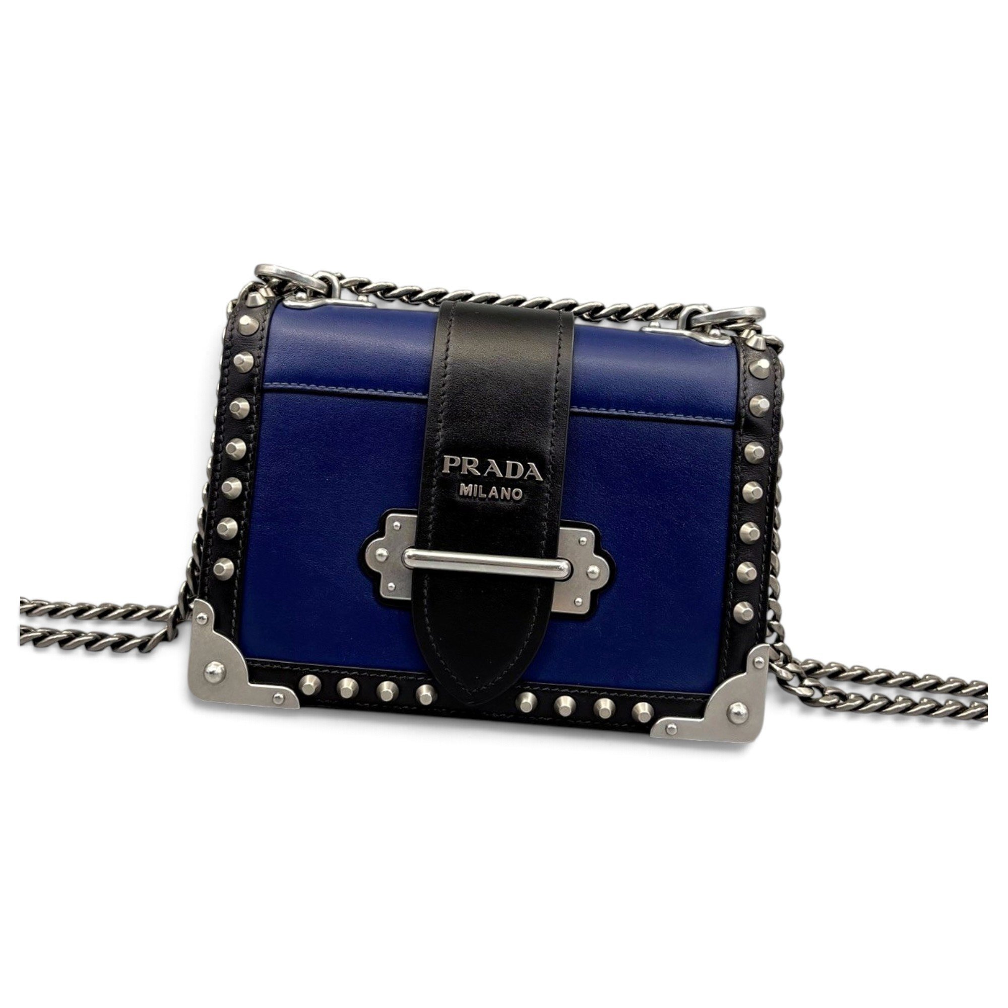 Cahier leather handbag