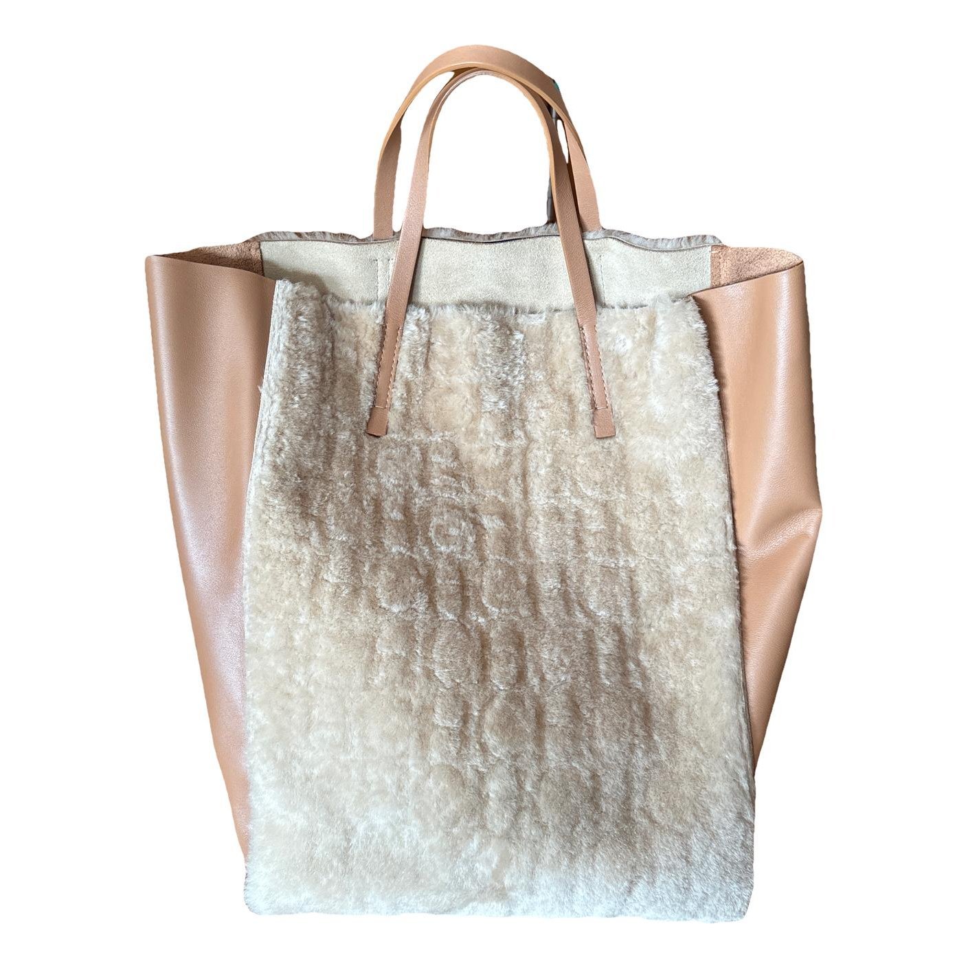 Leather tote