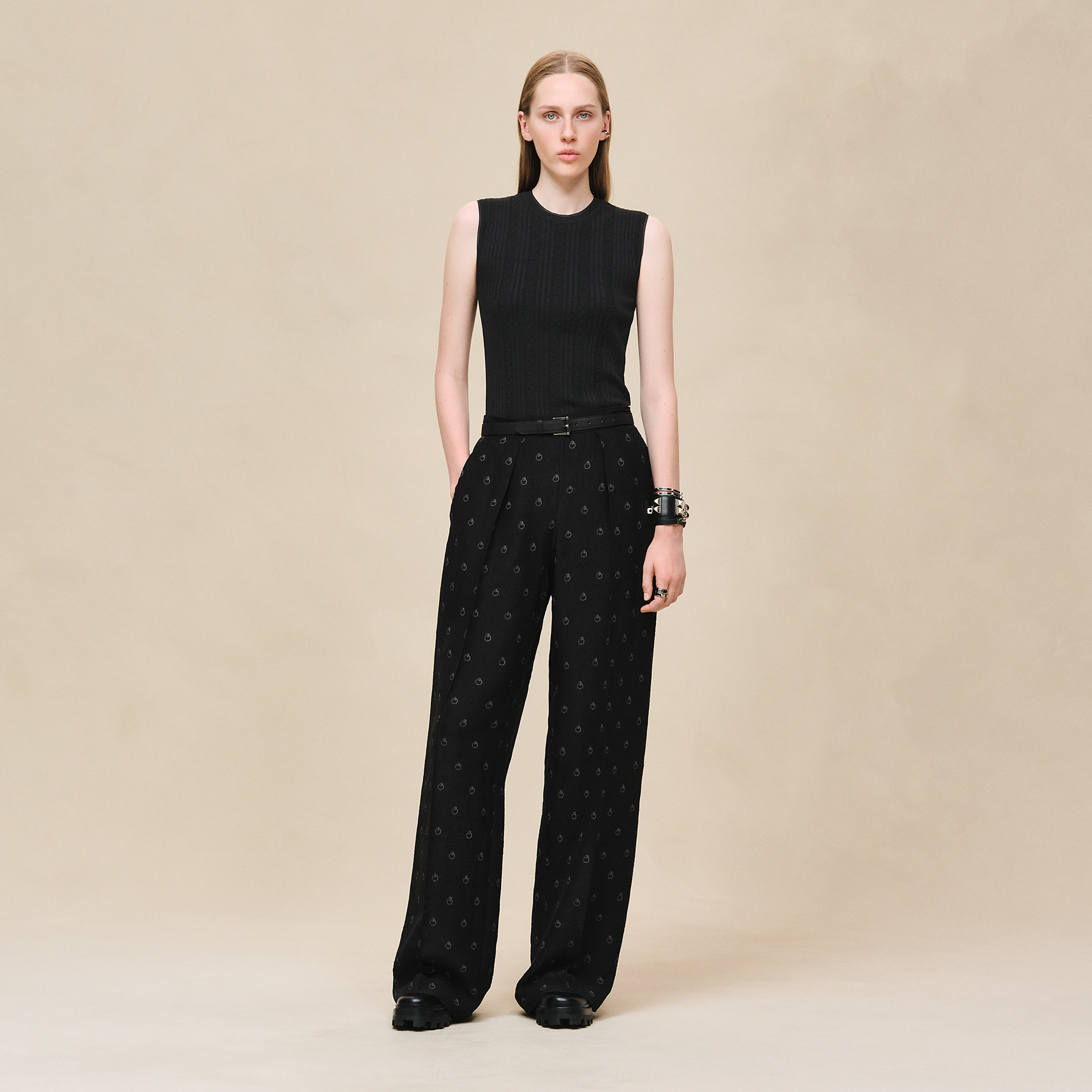 Pantalon pyjama imprimé « Aux Champs en Fleurs »
