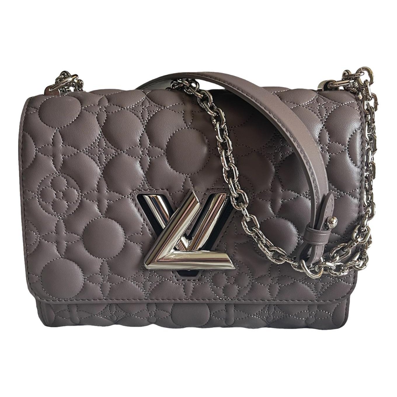Twist leather crossbody bag