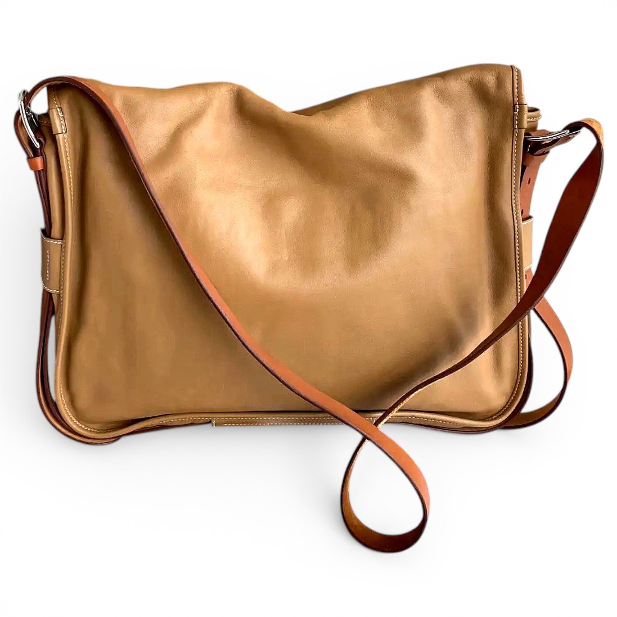 Barda leather crossbody bag