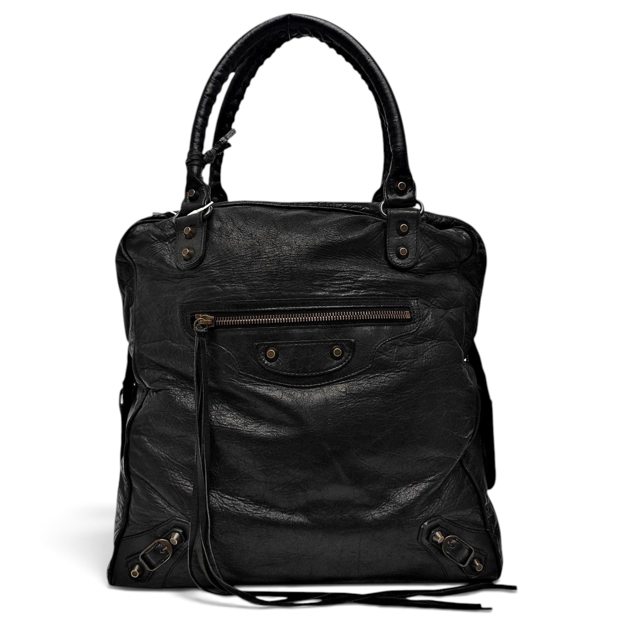 Leather handbag