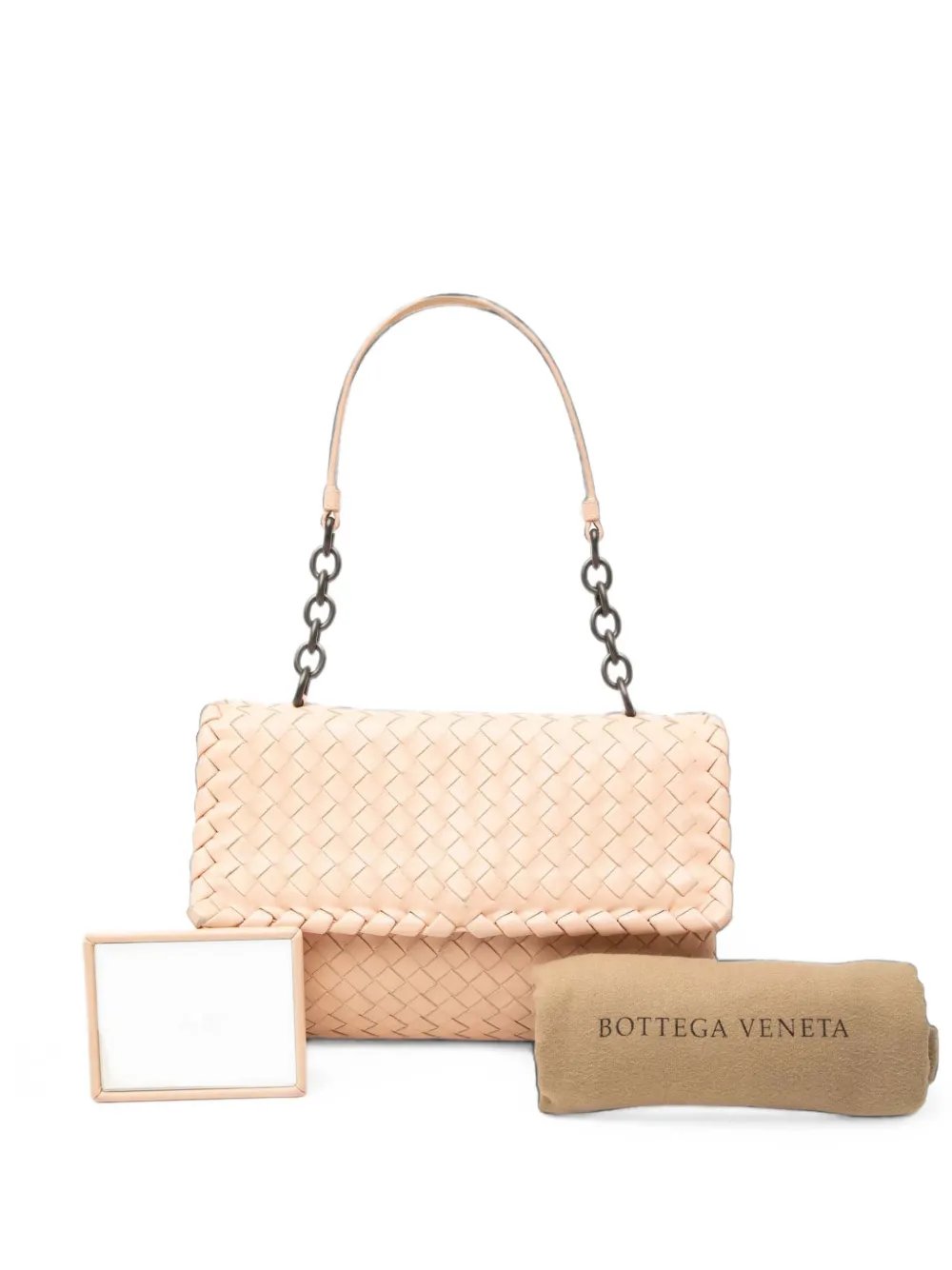 2012-2026 Small Nappa Intrecciato Olimpia shoulder bag