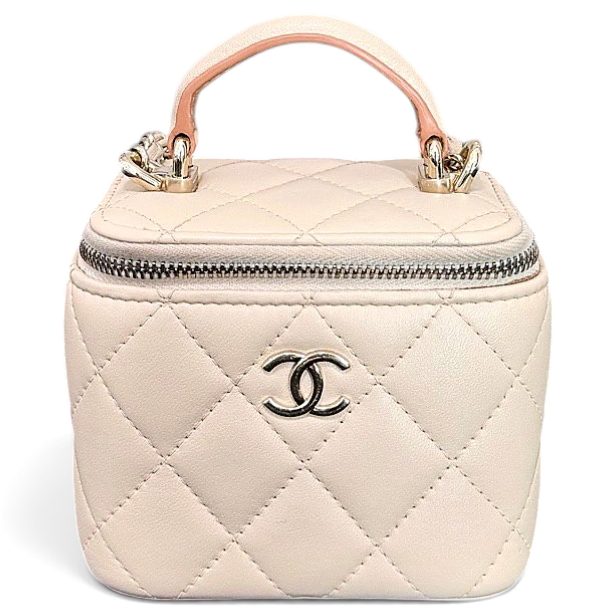 Trendy CC Vanity leather handbag