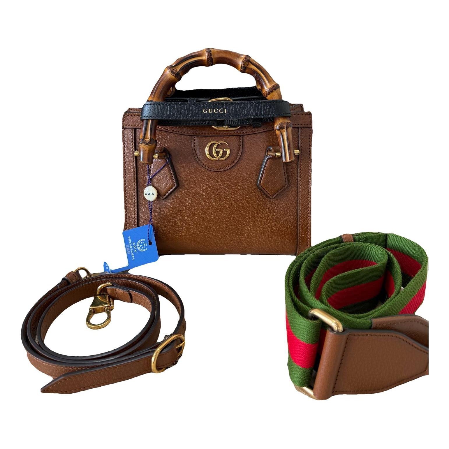 Diana leather handbag