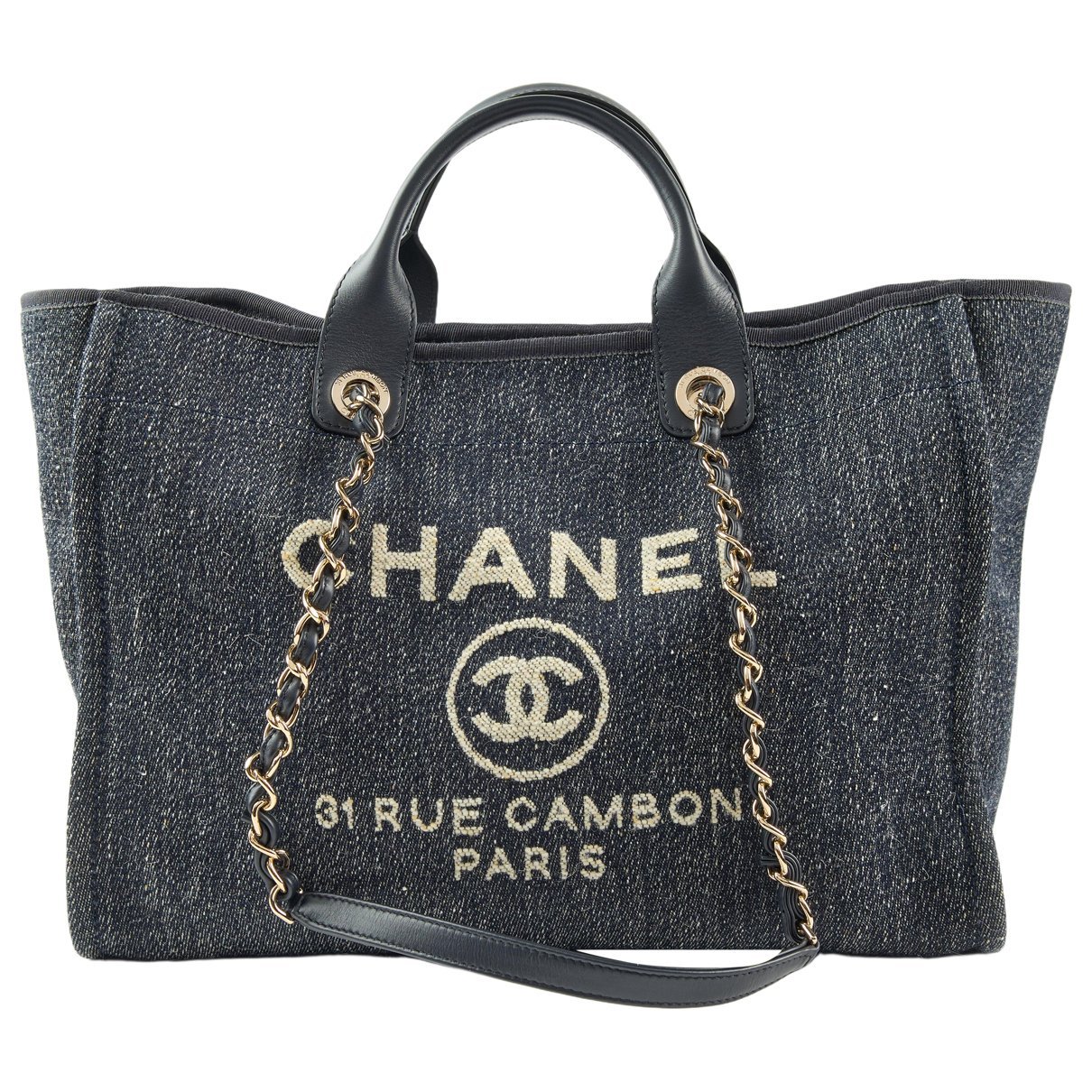 Chanel Deauville cloth tote