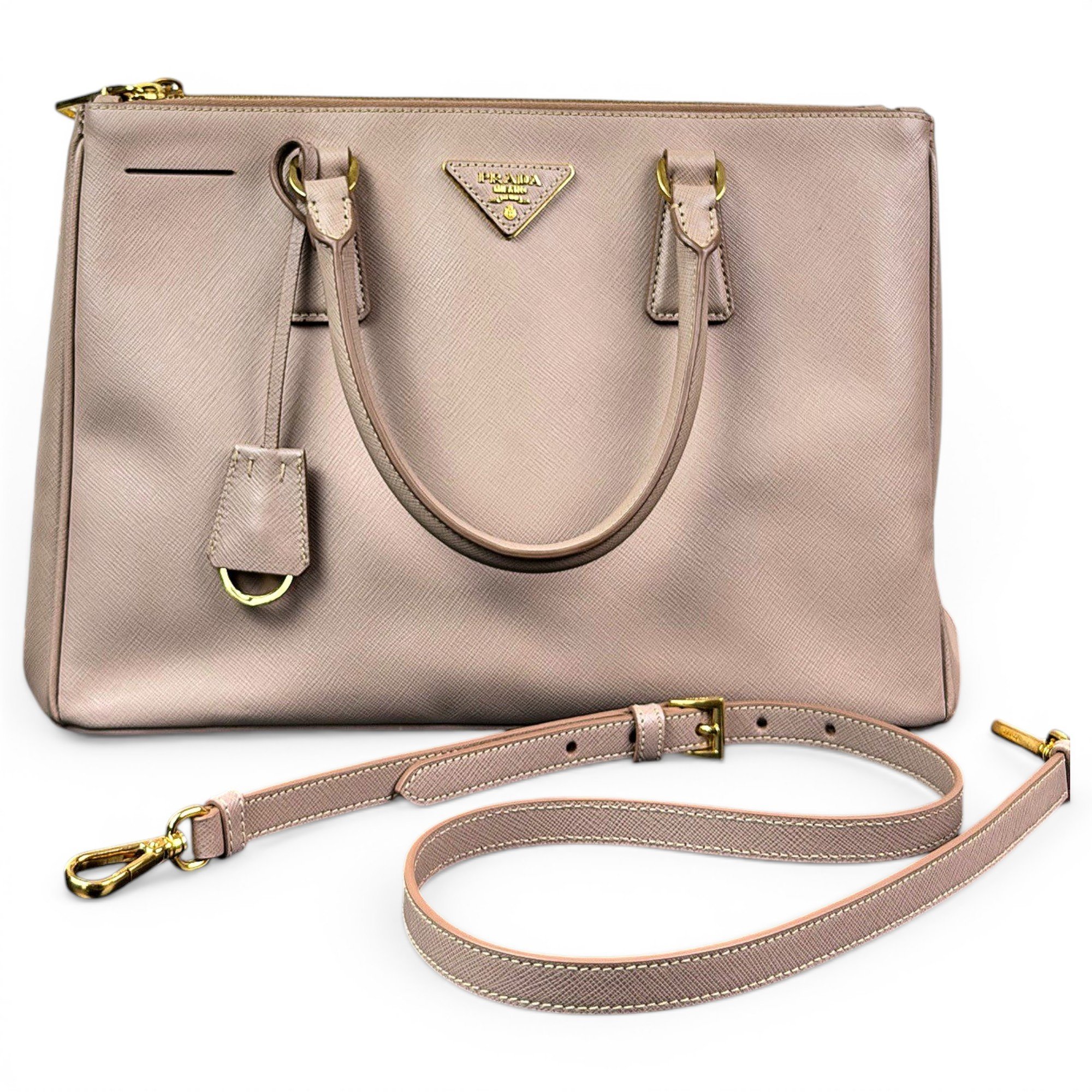 Galleria leather handbag