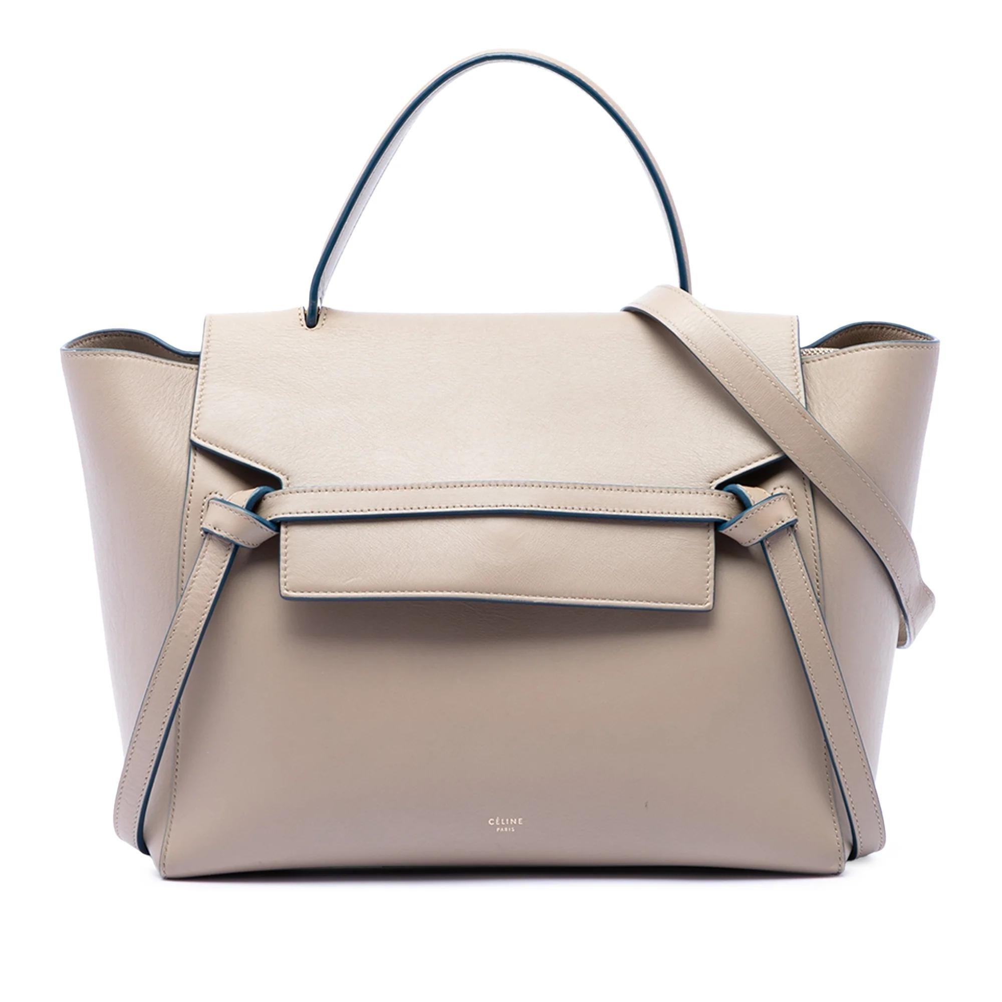 Belt pony-style calfskin handbag