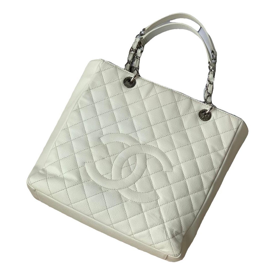 Grand shopping leather tote
