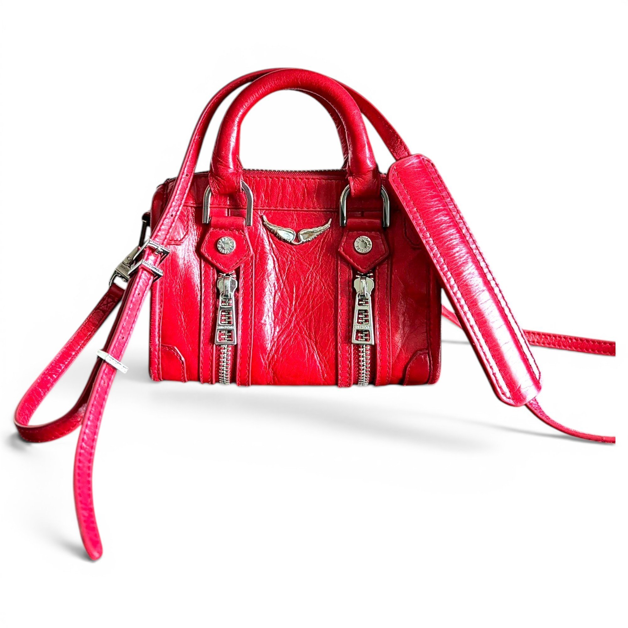 Sunny patent leather crossbody bag
