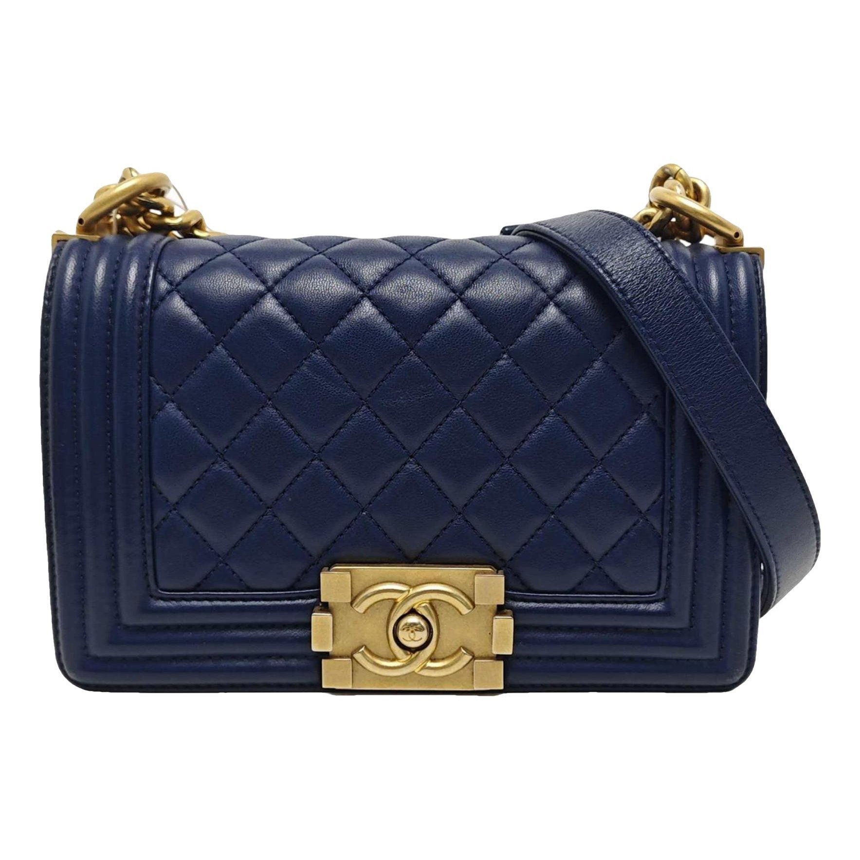 Boy leather crossbody bag