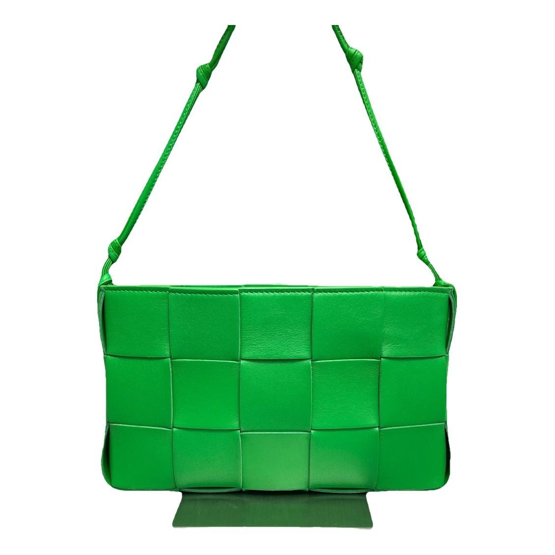 Cassette leather handbag