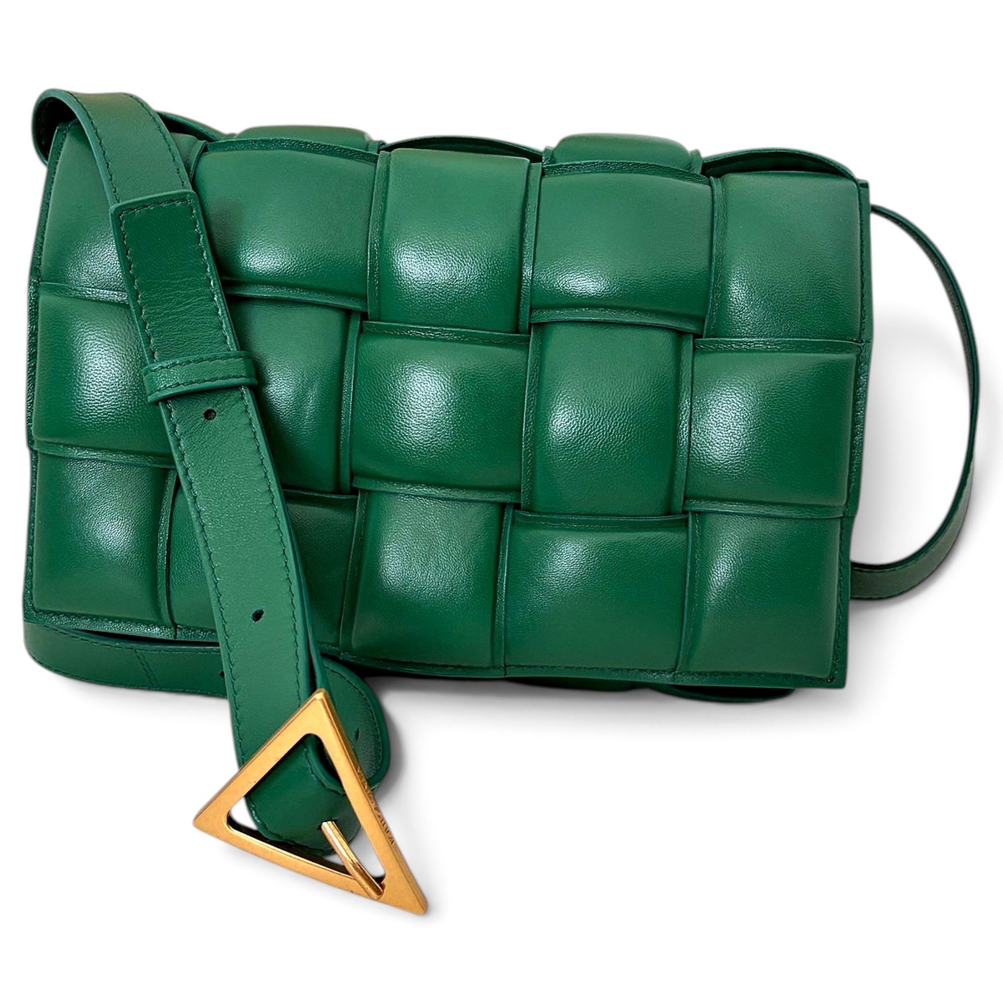 Cassette Padded leather handbag