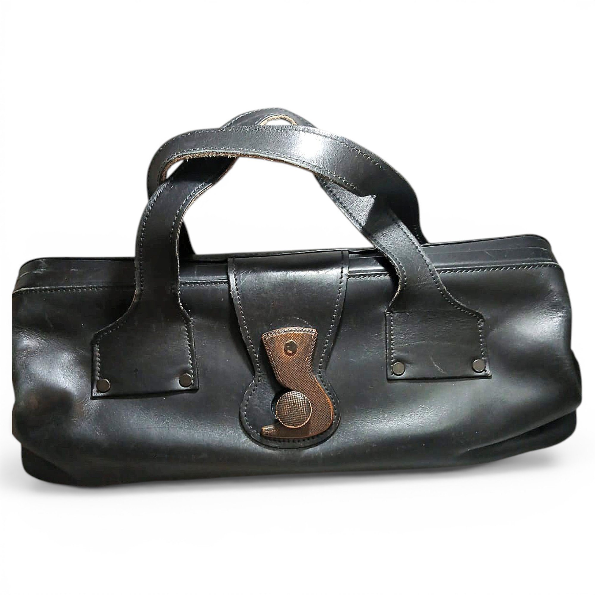 Leather handbag