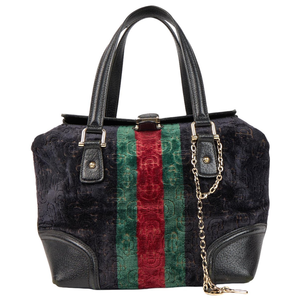 Velvet handbag