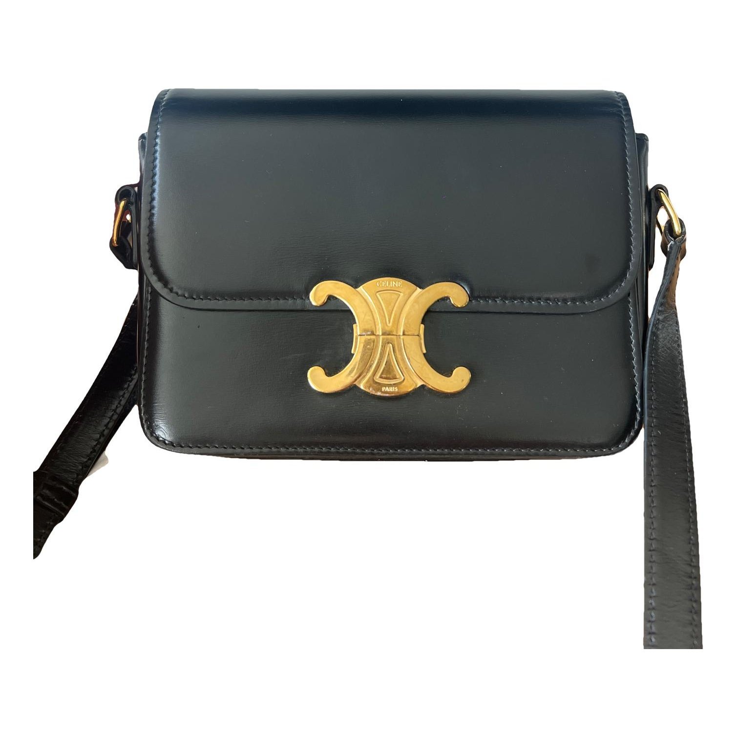 Triomphe leather handbag