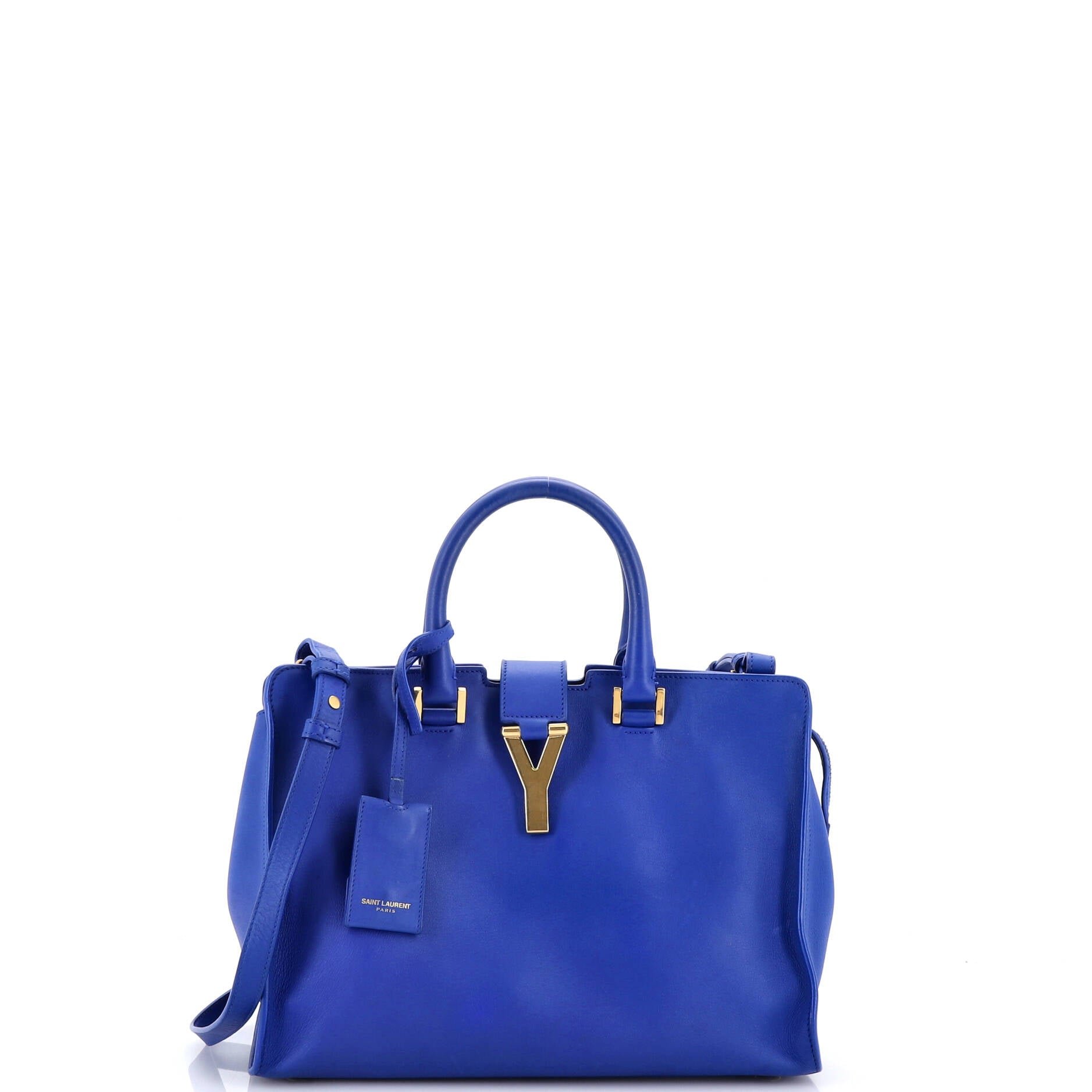 Classic Y Cabas Leather Small