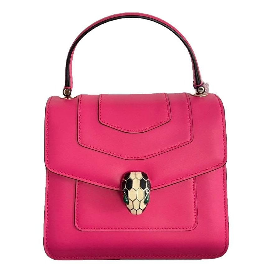 Serpenti leather handbag