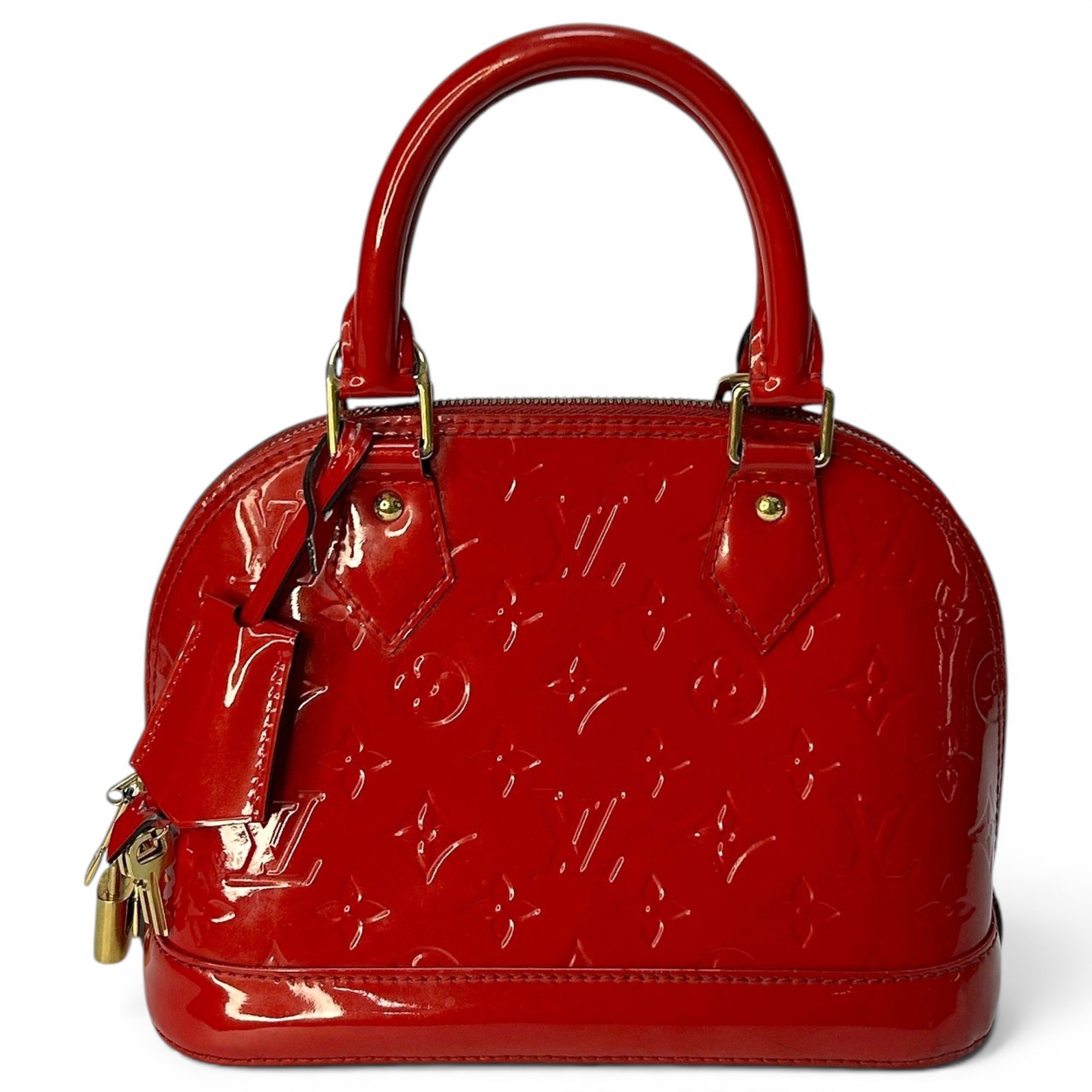 Alma BB patent leather handbag