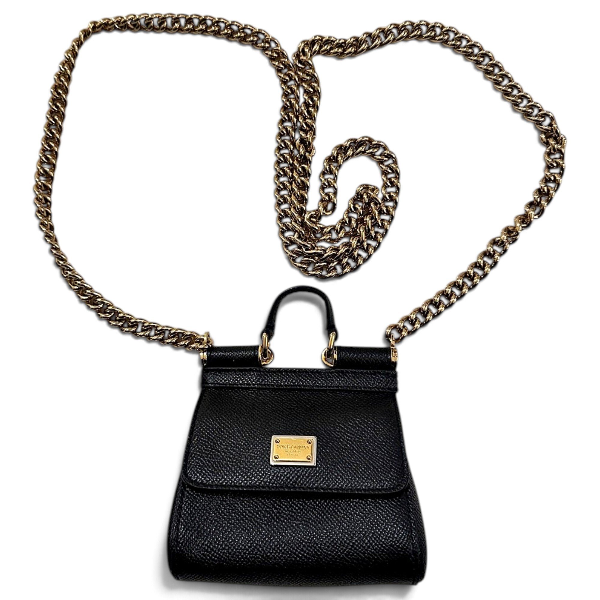 Dolce & Gabbana Sicily leather mini bag