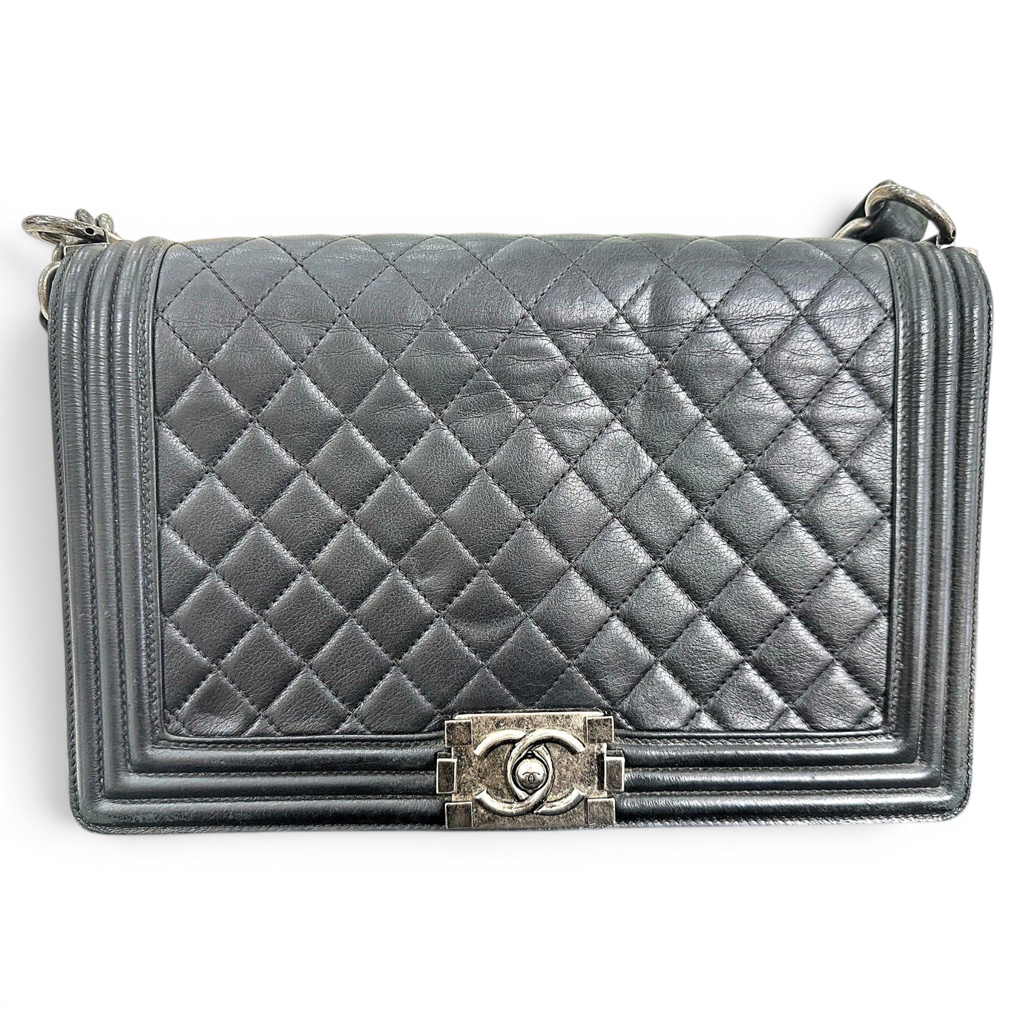 Boy leather crossbody bag